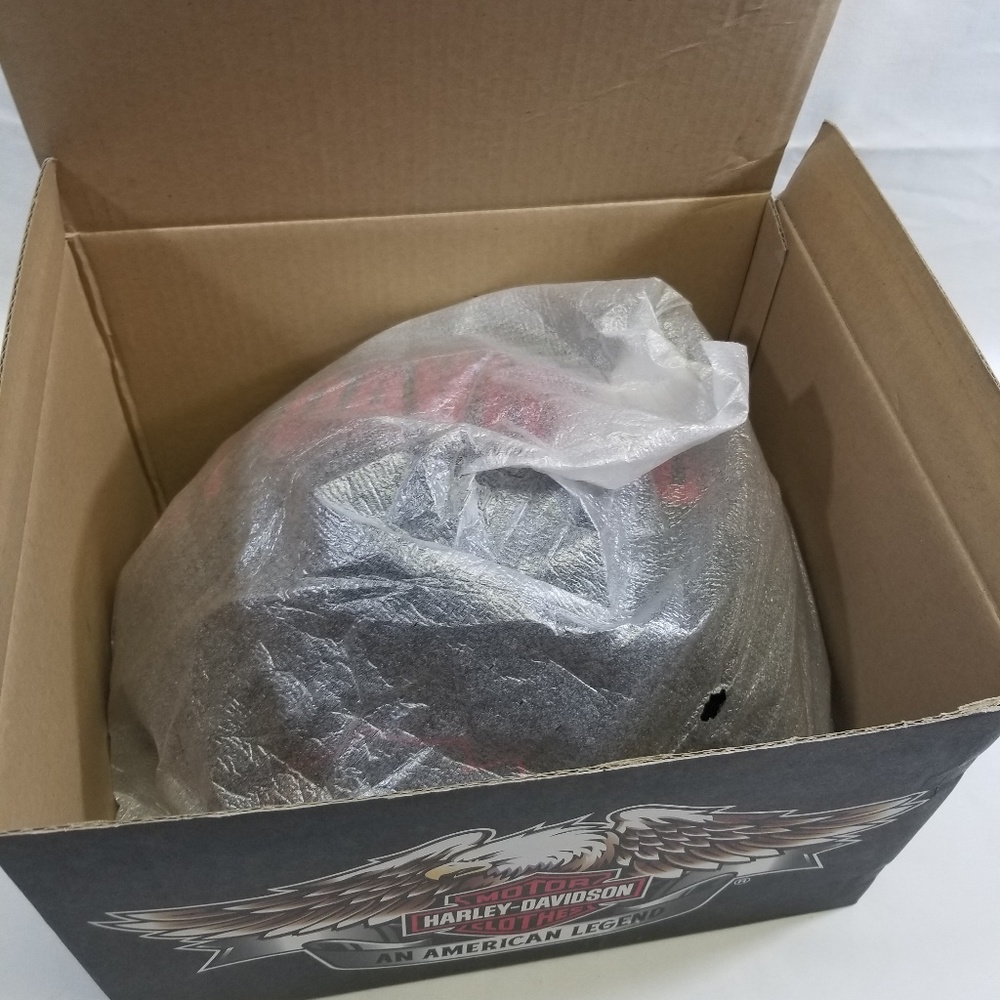 *NEW* Harley Davidson Motorcycle Helmet (M) Black - Picture 7 of 8